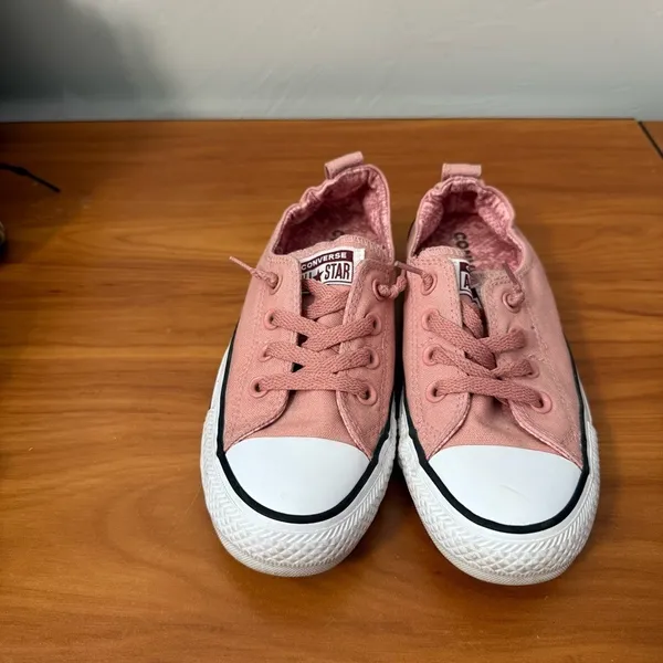 Converse Chuck Taylor Shoreline Sneaker Slip On Elastic Back Rose Dusty Pink W7 - Image 5