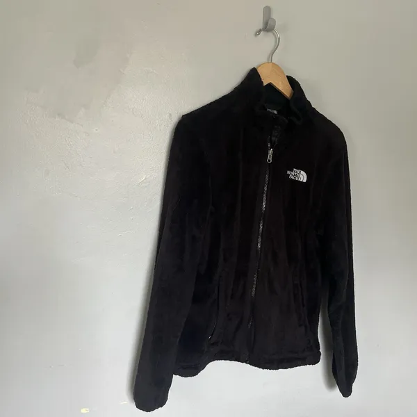 The North Face Osito Fuzzy Women's Windbreaker Jacket, Medium Black - Image 2