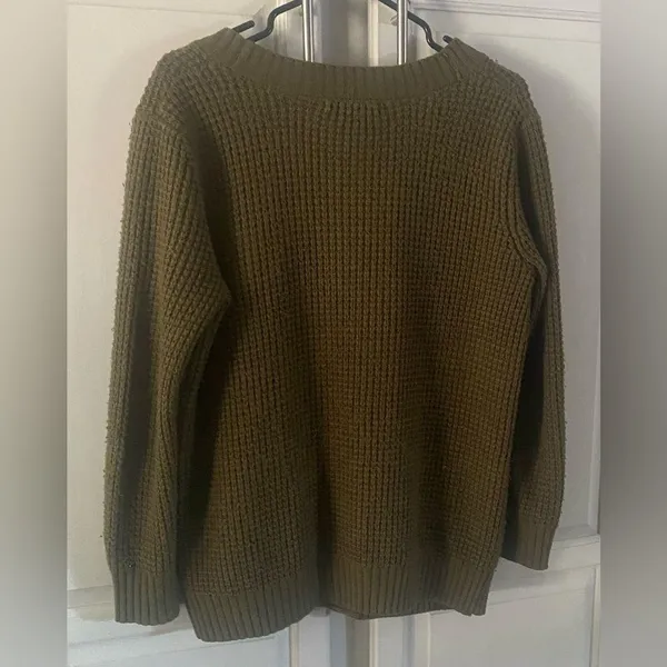 Forever 21 Olive Green Cardigan - Image 8