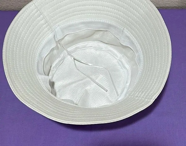 White Bucket Hat - Image 4