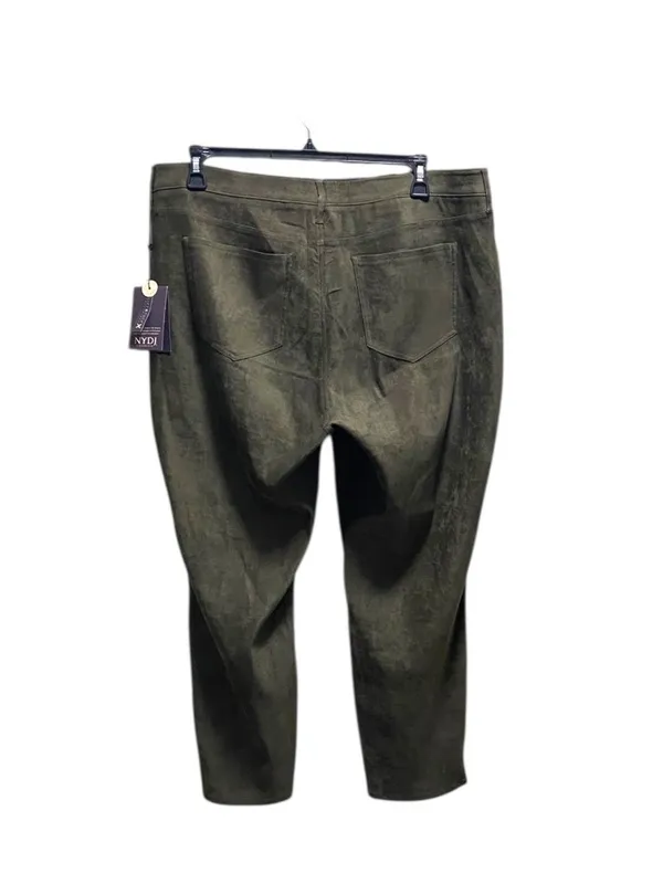 NYDJ Alina Faux Suede Pants Beige Size 18W NWT Neutral Minimalist Glam Fall Cute - Image 15