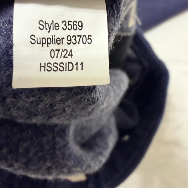 Aeropostale Flare Sweatpants Size Small Womens Navy Blue Fleece Lounge - Image 6