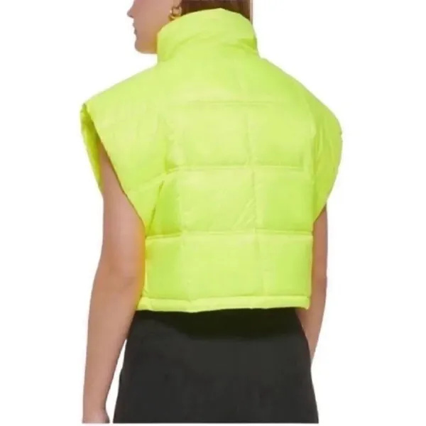 Calvin Klein Performance Green Oversized
Mock Neck Vest(Size XS) - Image 3