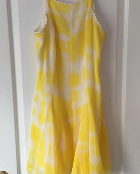 BCBGeneration Yellow White Floral Sundress - Image 2