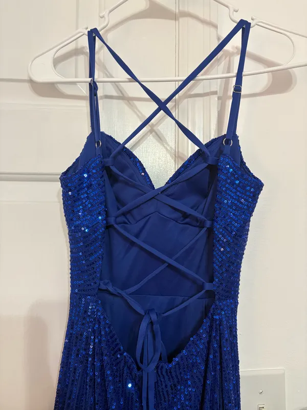 Prom dress Blue Size 0 - Image 6