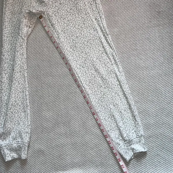 Liverpool White Gray Cheetah Animal Print Jogger Sweatpants Sz Xs - Image 5