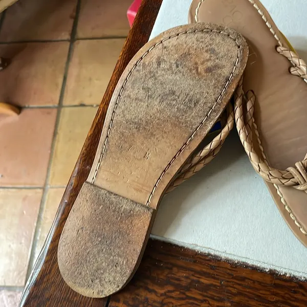 Leather sandals Size 7 - Image 4