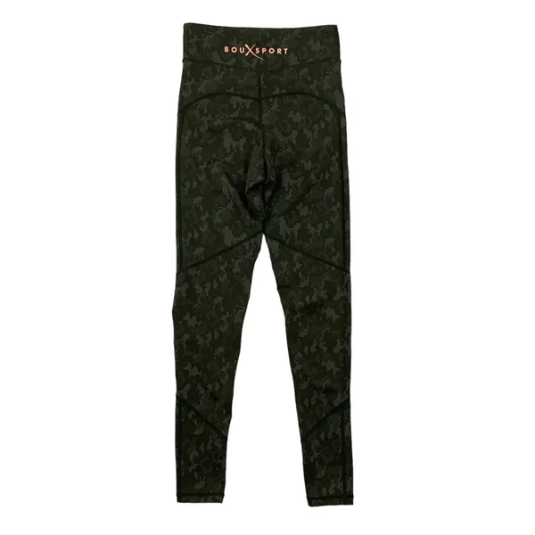 Boux Sport Womens Leggings Small Green Jacquard Camo Gym Yoga Athleisure - Image 6