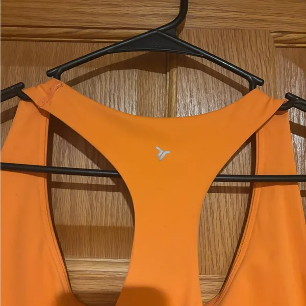 Old Navy Bright Orange Women's Active Tank Top - Image 3