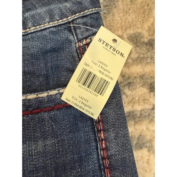 Stetson Classic 816 Bootcut Jeans Women's Sz 2 Regular NWT - Image 6