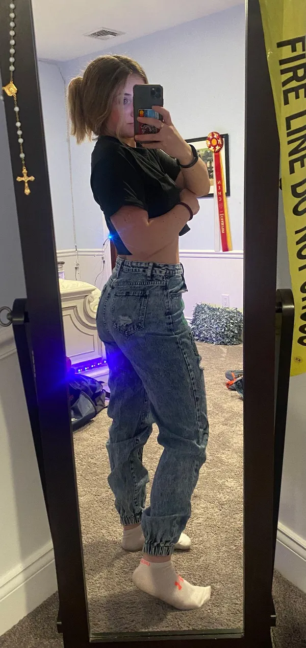 Graffiti high rise jeans Multiple Size S petite - Image 2
