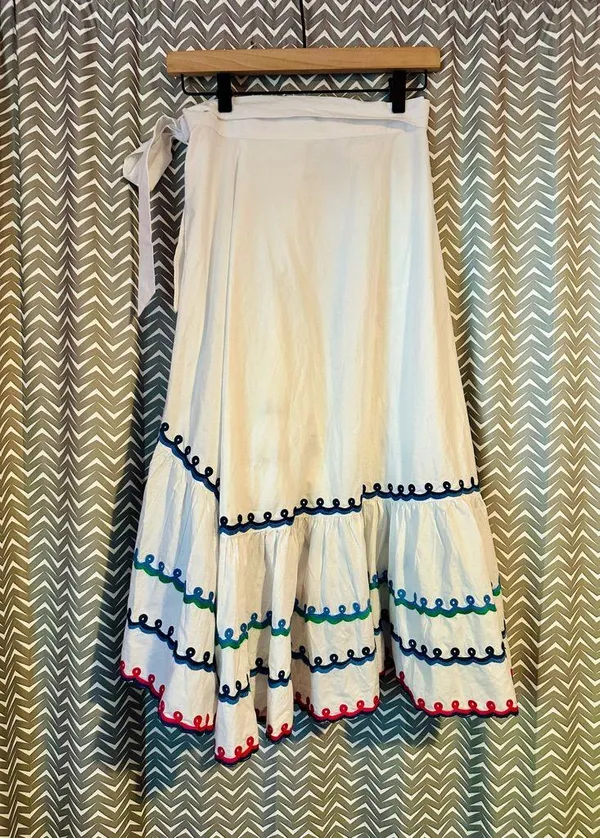 NWT ROLLER RABBIT | VALLETA EMBROIDERED MARIELENA SKIRT, size XXS - Image 4
