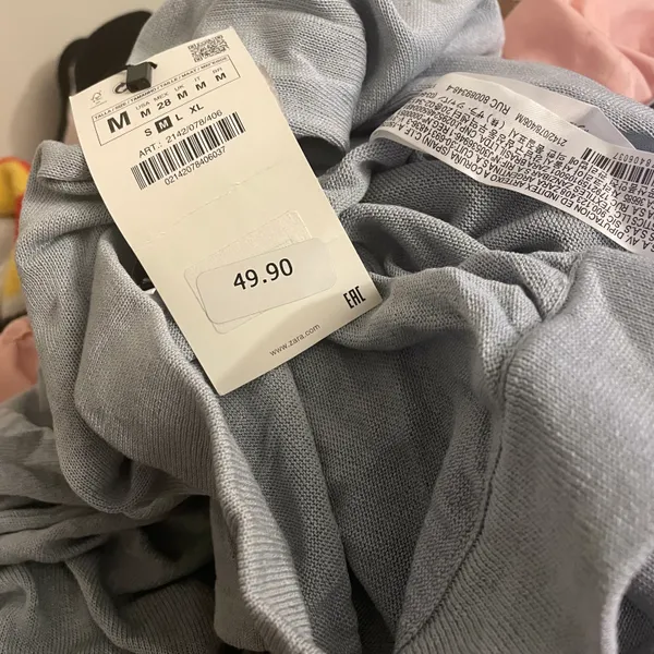 ZARA NWT  Wide Leg Knit Pants - Image 3