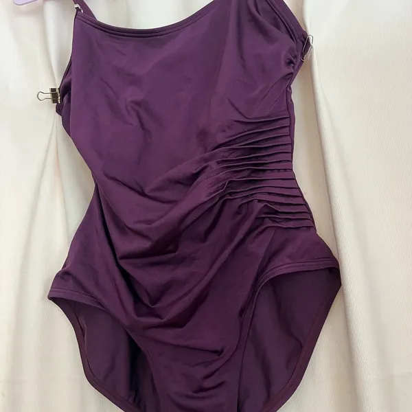 Calvin Klein Purple One-Piece Swimsuit - Image 2