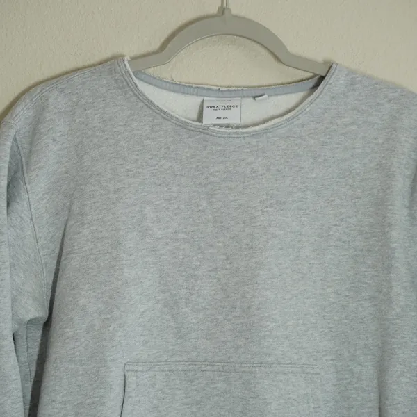 Aritzia Size XS Sweatfleece Cozy Fleece Perfect Fit Sweatshirt Heather Grey - Image 2