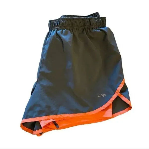 Champion Gray/ Peach Duo Dry Women’s Athletic Shorts - Image 4