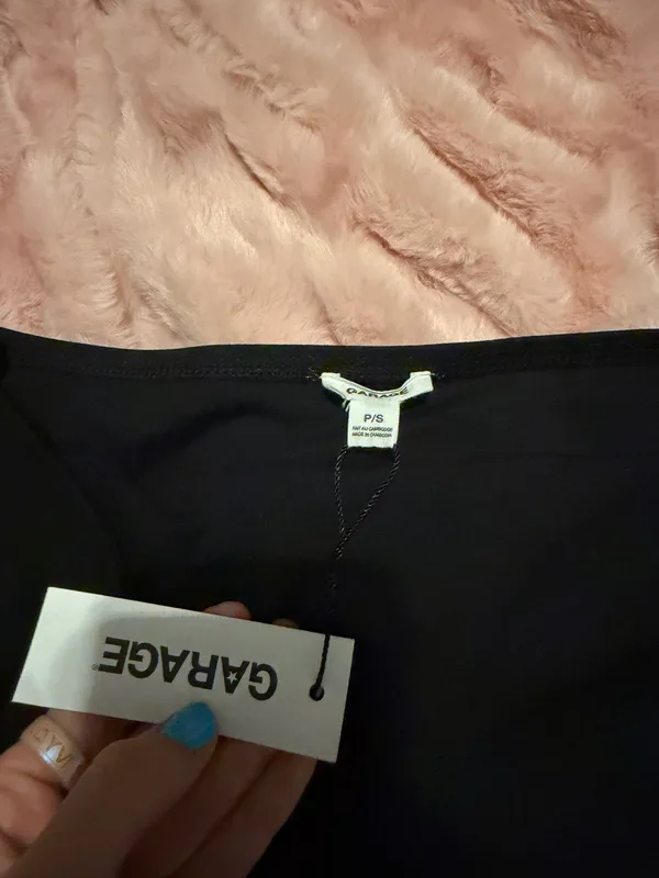Garage Black Tube Top - Image 2