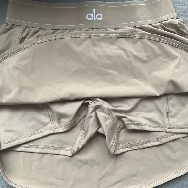 Alo Yoga Match Point Tennis Skirt Gravel S - Image 4