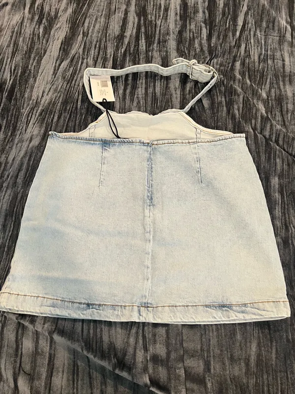 Light Blue cutout skirt mini by WeWorewhat Size S - Image 4