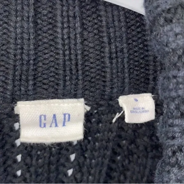 Gap Women's Black Knit Cardigan(Size Small) - Image 5