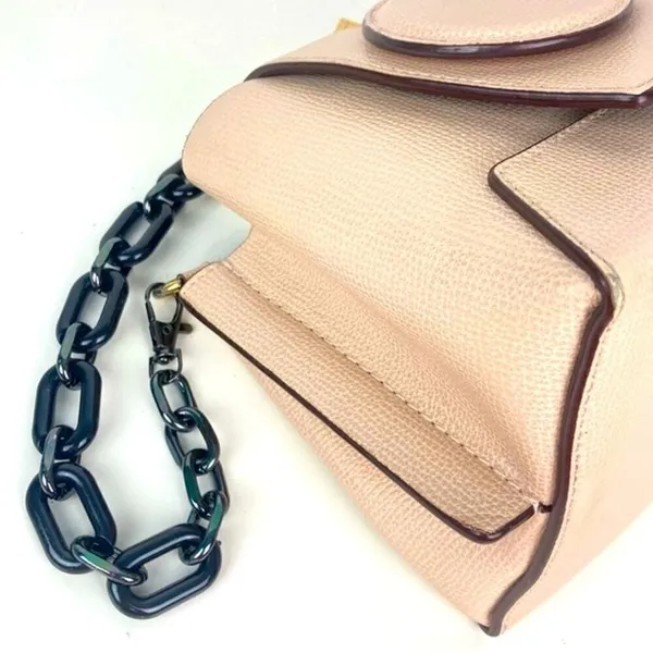 YUZEFI Leather Daria ShouldernBag in Blush - $545. - Image 9
