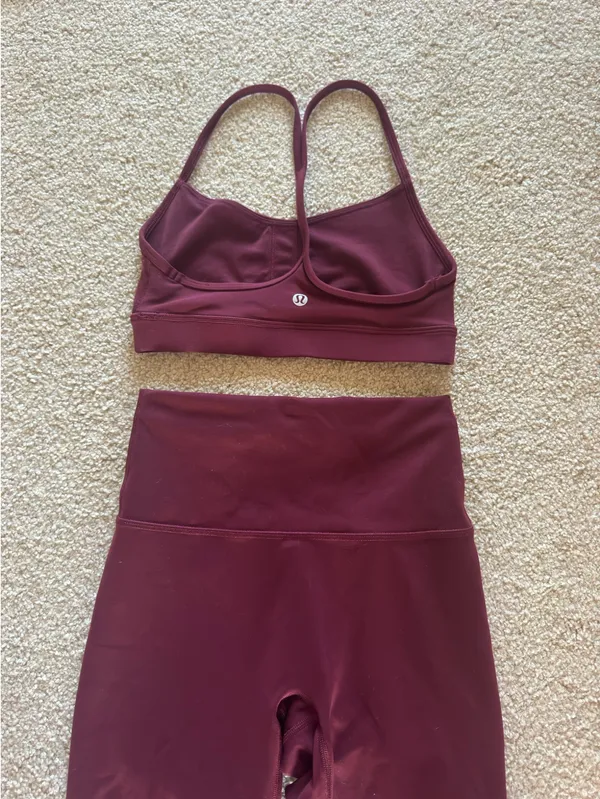 Lululemon burgundy set - Image 2