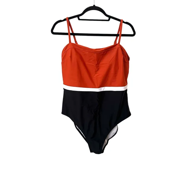 CUPSHE Colorblock Colombia‎ Coast One Piece NWT XL - Image 2