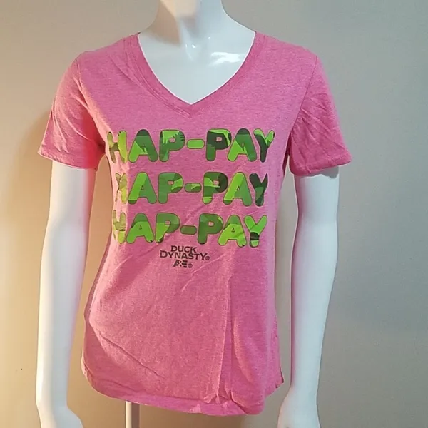 Duck Dynasty Pink Short Sleeve Tee Shirt (M) - Image 2