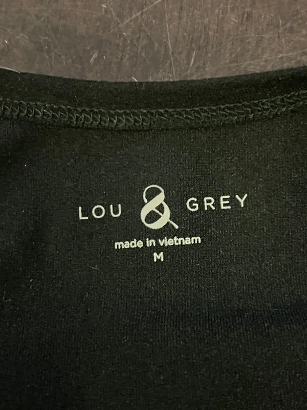 Lou & Grey Dress Womens Medium Black Olive Colorblock Maxi Sleeveless Tank - Image 10