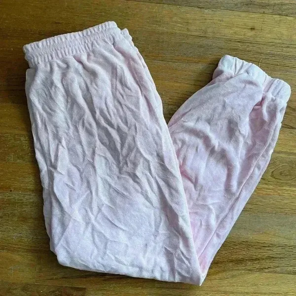 NWT Stoney Clover Lane x Target Terry Crew & Jogger Pants Pink S - Image 4