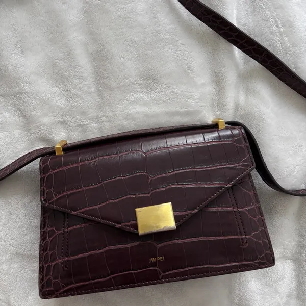 Brown Shoulder Bag Croc JW PEI - Image 2