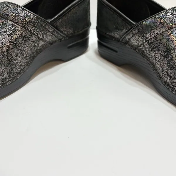 Dansko Professional Metallic Iridescent Clog Shoes Womens 41 Comfort Multicolor - Image 8