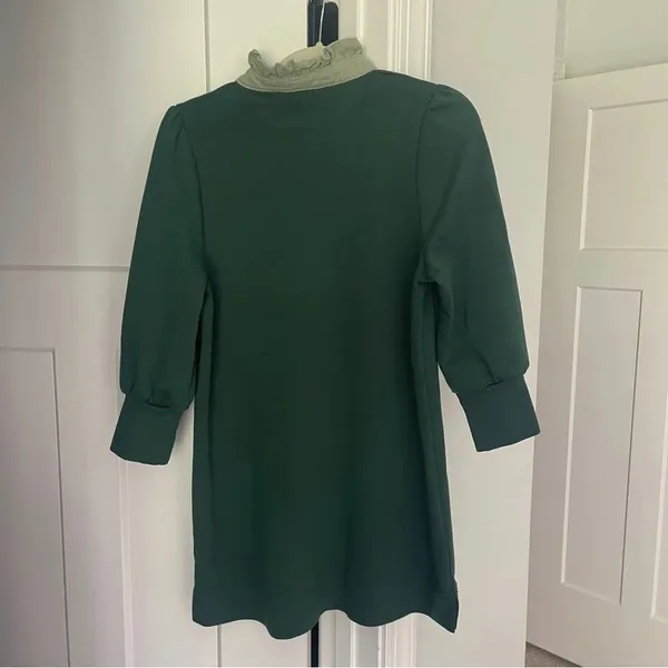 Tuckernuck‎ Pomander Place Charlotte Terry Dress Ruffle Neck Long-Sleeve Polo - Image 5