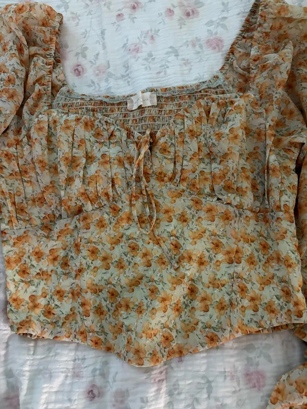 Altar'd State floral blouse - Image 3