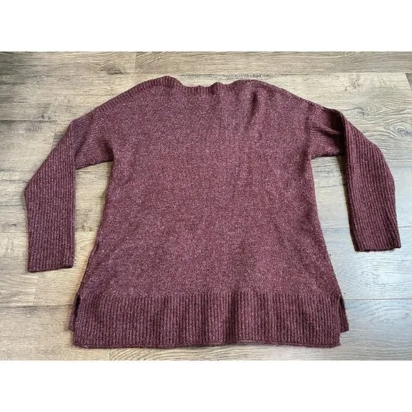 Womens Abercrombie and Fitch acrylic long line pocket long sleeve sweater size S - Image 4