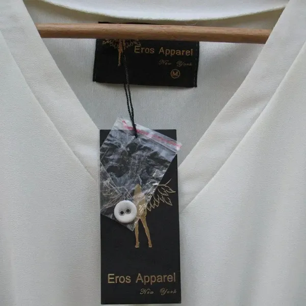 NWT Eros Cream Dress Size M - Image 7
