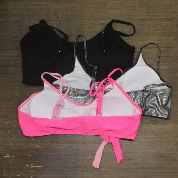 Womens 3-Pack Bikini Swim Top 167902c678310d Multicolor 4XL - Image 2