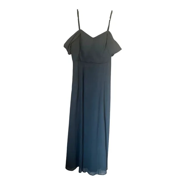 ModCloth Resounding Wow Maxi Dress Gown Prom Off the Shoulder Women's sz. 8 - Image 4