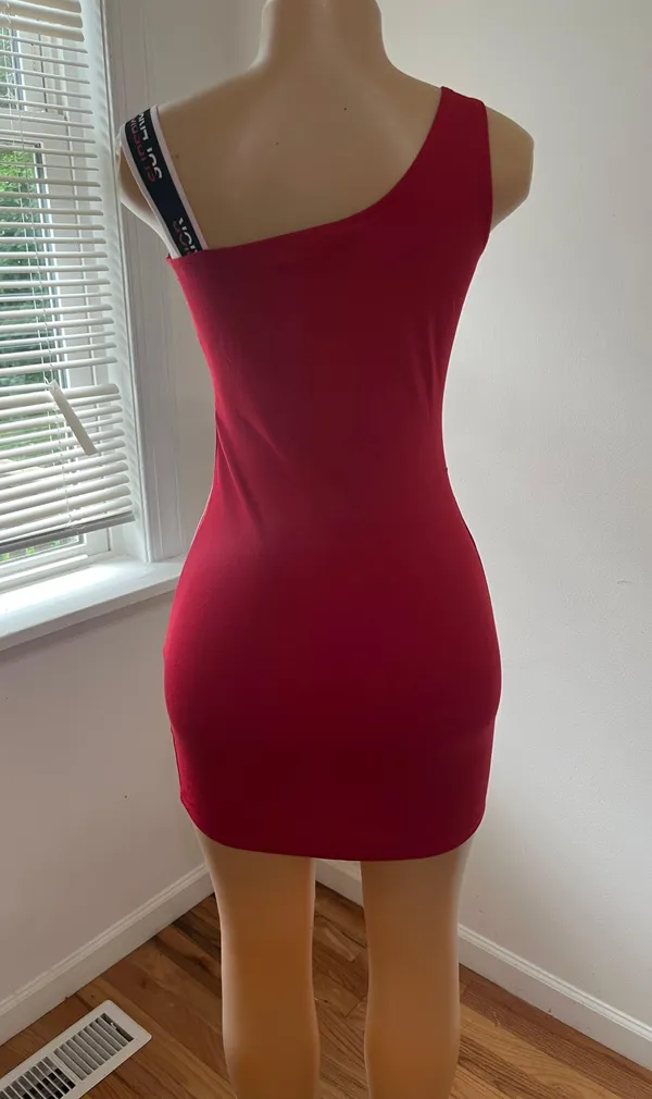 Short Dress Red - Image 4