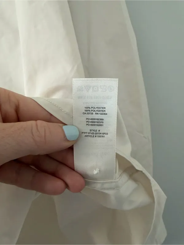 Aritzia Wilfred Free The Relaxed Shirt Button Down Birch NWT Small - Image 4