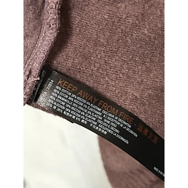 Free People Movement Zipper Back Oversized Mock Neck Pocket Sweater Size Medium - Image 6