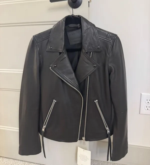 AllSaints Jacket Leather - Image 2