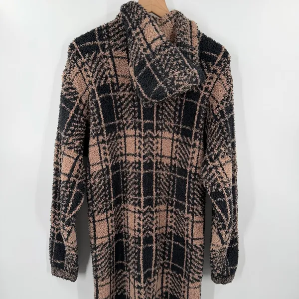 Skims Cozy Knit Plaid Jumpsuit Romper - Image 8
