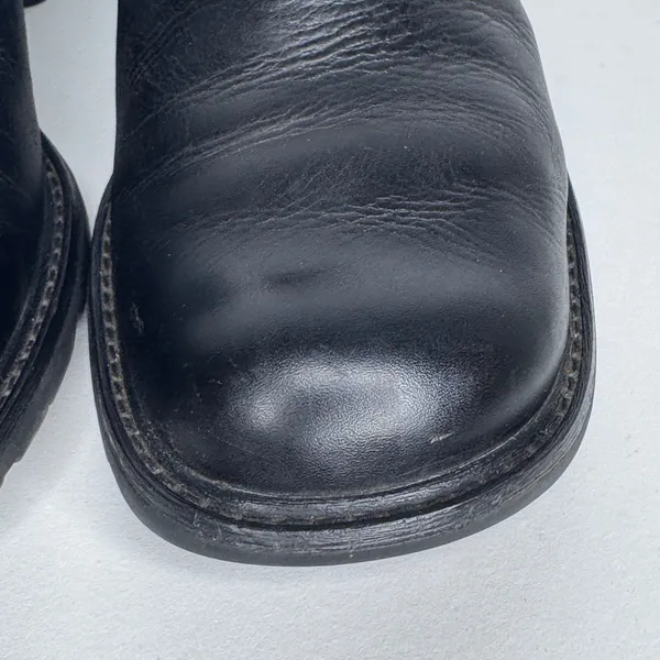 Y2K Timberland Smart Comfort System Black Leather Heeled Shoes Sz 8M - Image 5