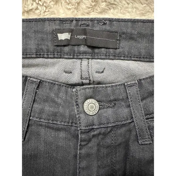 Levi's grey denim leggings Size 8M 29x32 - Image 3