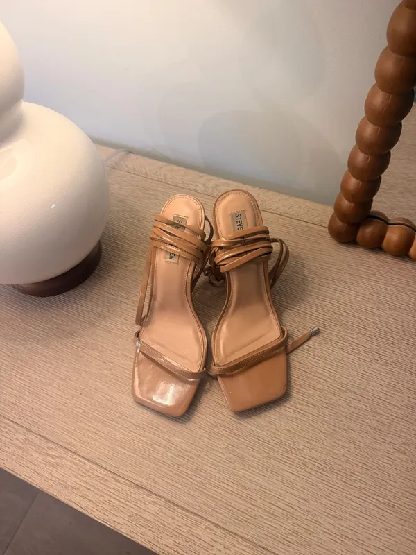 Steve Madden Heels Nude Strappy - Image 2