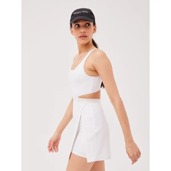 NWT Outdoor Voices Womens Size Large White Court Slim Fit Mini Dress NEW - Image 3