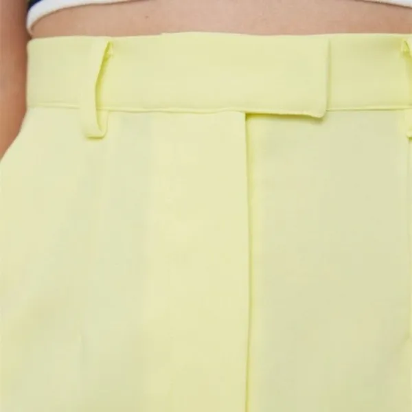 The Fifth Label Brighten High Waist Cargo Short in Lemon Yellow Size Small NWT - Image 4