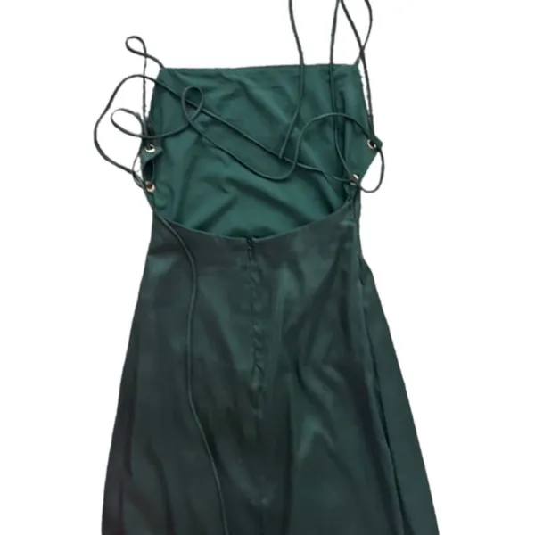 THE EDIT beginning boutique green satin Manhattan slip dress S EVENING EVENT - Image 5