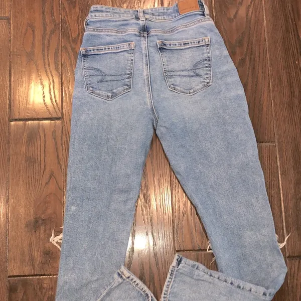 American eagle MOM jeans size 00 long distressed - Image 6